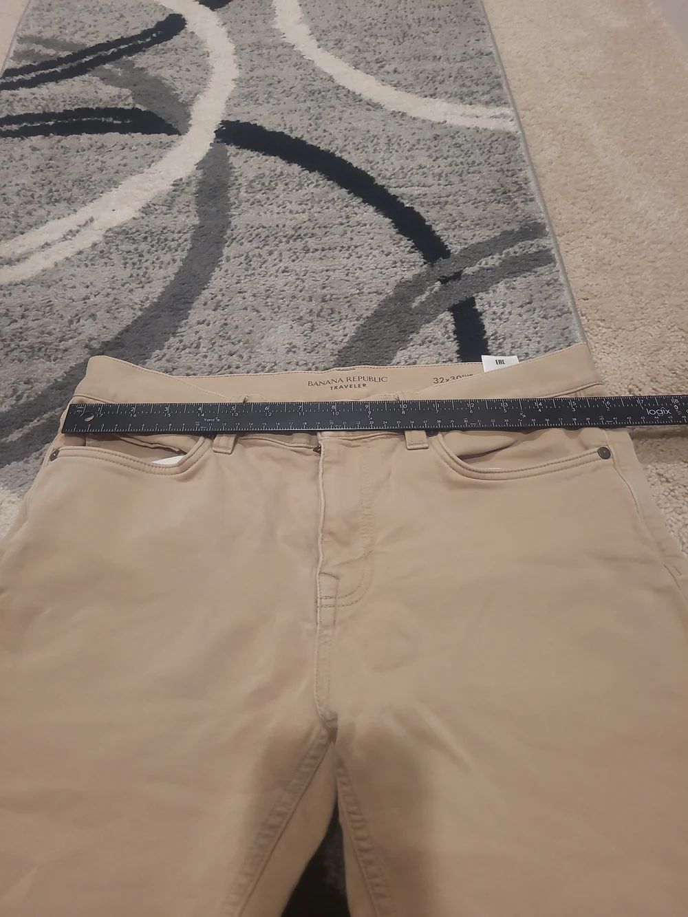 Banana Republic Jeans Mens 32x30 Brown Travel Slim Fit Stretch Denim Pants